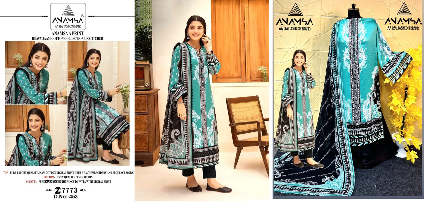 453 Anamsa Pakistani Salwar Suits