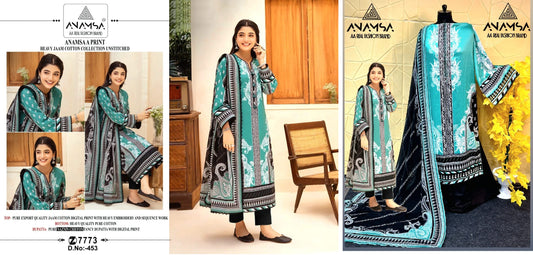 453 Anamsa Pakistani Salwar Suits