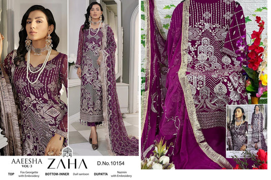 10154 Zaha Pakistani Salwar Suits