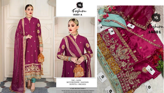 14001A Vs Fashion Pakistani Salwar Suits