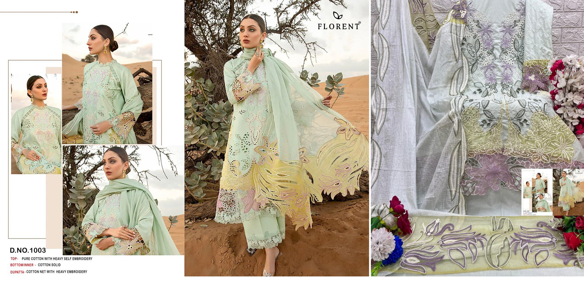 1003 Florent Pakistani Salwar Suits
