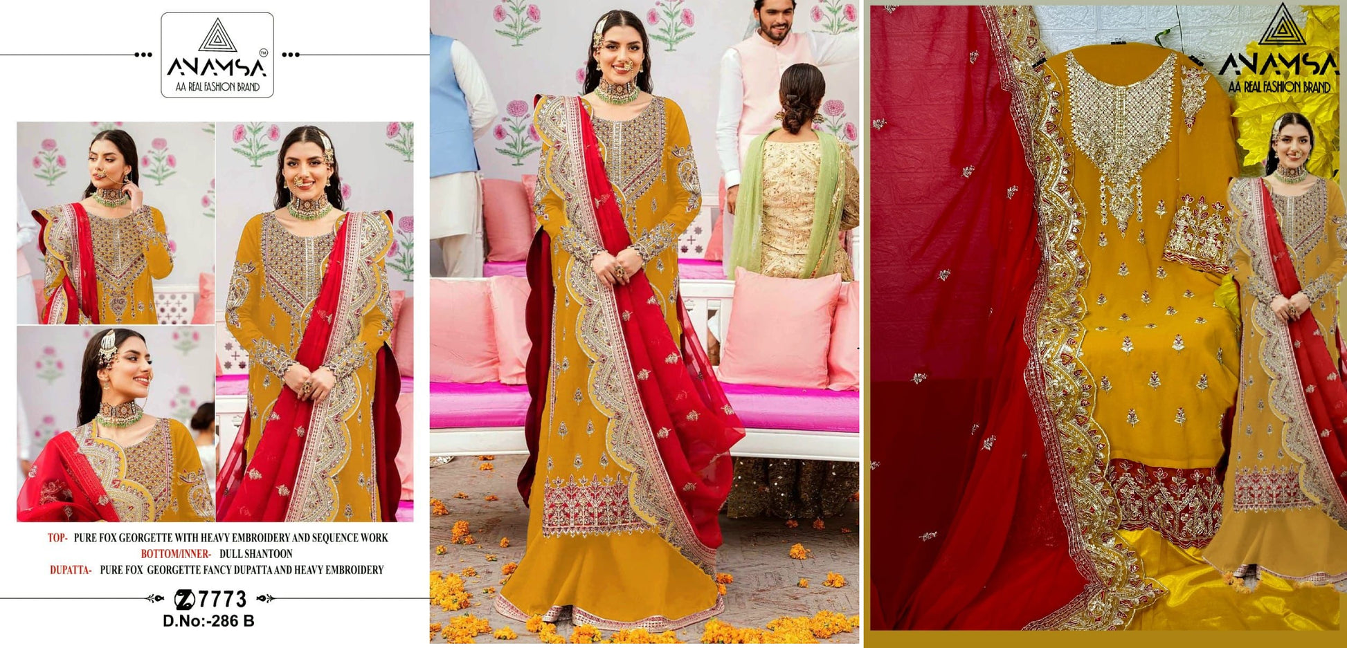 286B Anamsa Pakistani Salwar Suits