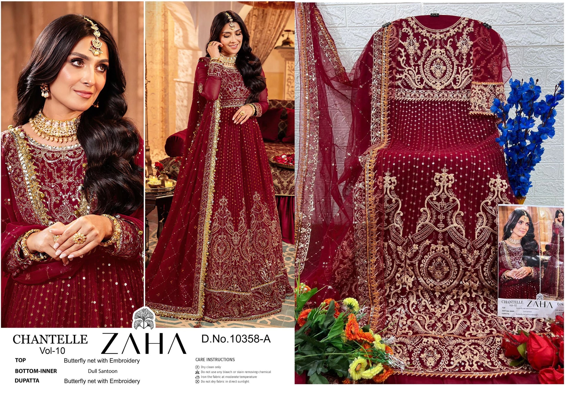 10358A Chantelle Vol 10 Zaha Pakistani Salwar Suits