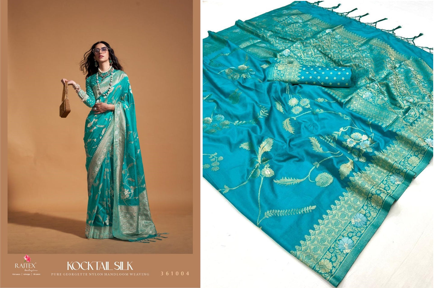 361004 Kocktail Silk Rajtex Sarees
