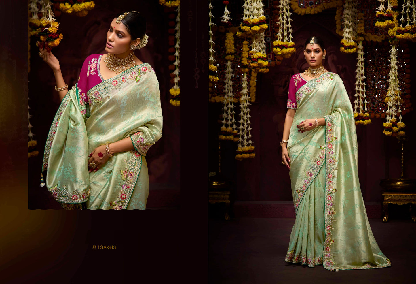 343 Prasang Kimora Sindhuri Kanjivaram Sarees