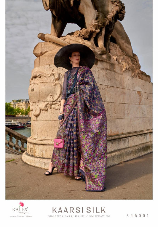 346001 Kaarsi Rajtex Organza Sarees
