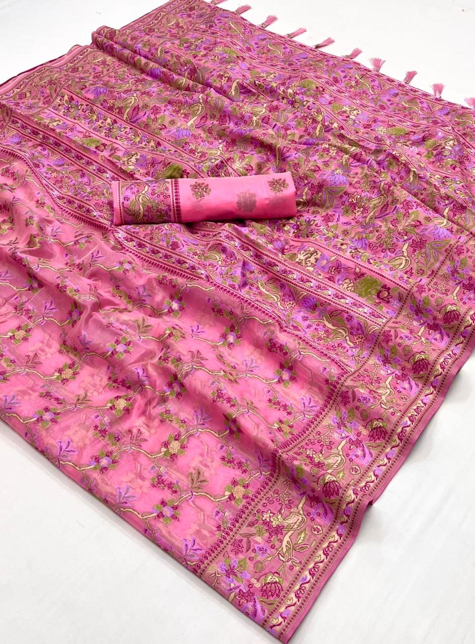 346007 Kaarsi Rajtex Organza Sarees