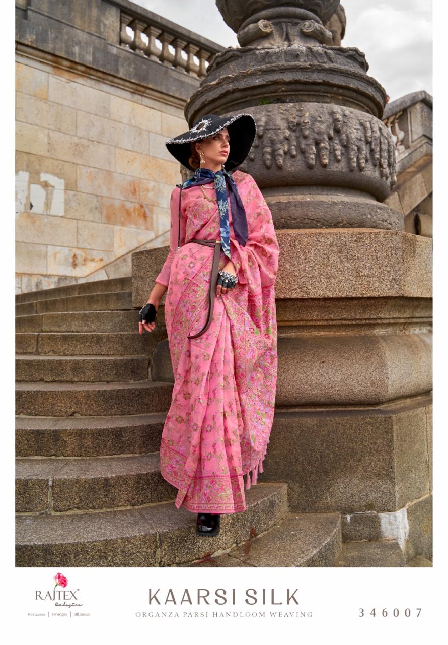346007 Kaarsi Rajtex Organza Sarees