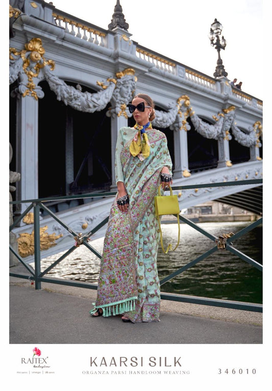 346010 Kaarsi Rajtex Organza Sarees