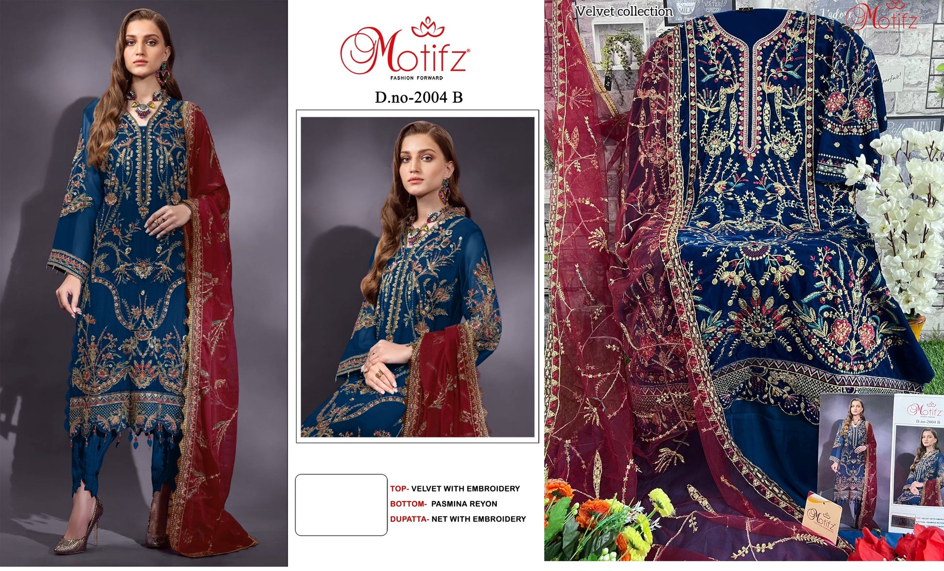 2004B Motifz Pakistani Salwar Suits