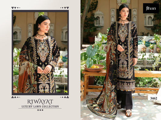3462 Riwayat Jihan Embroidery Pakistani Salwar Suits