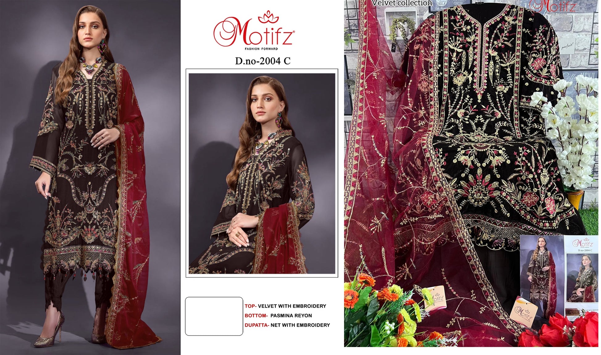 2004C Motifz Pakistani Salwar Suits