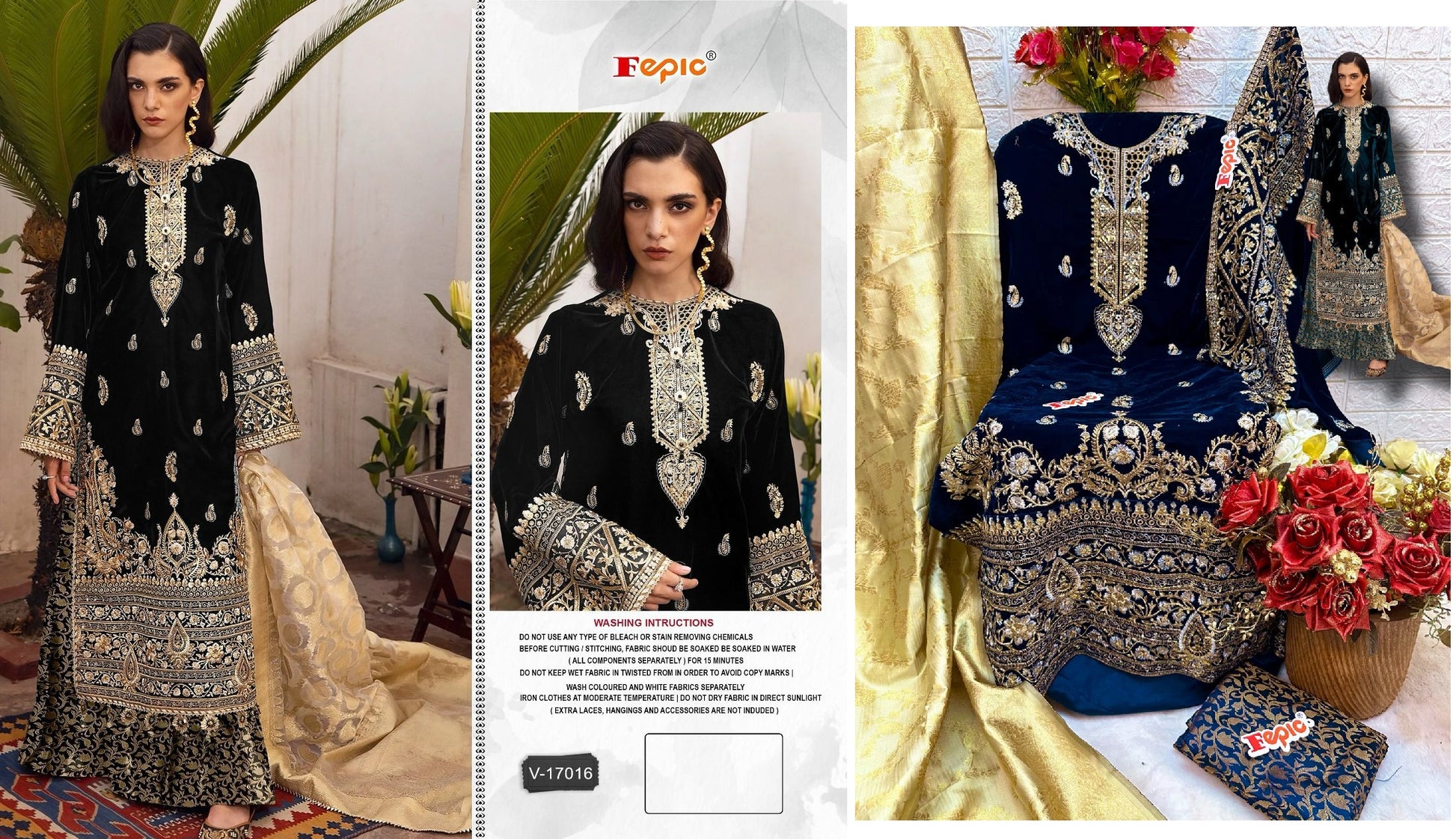 V-17016 Fepic Pakistani Salwar Suits