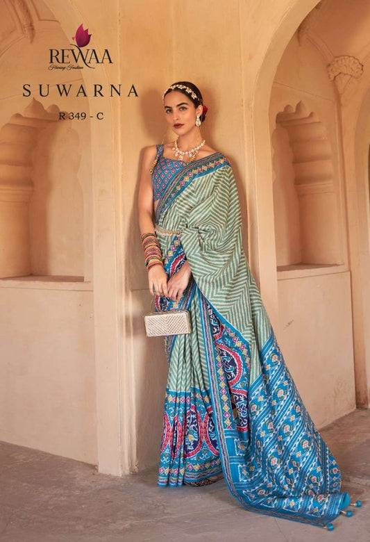 349C Suwarna Rewaa Silk Sarees