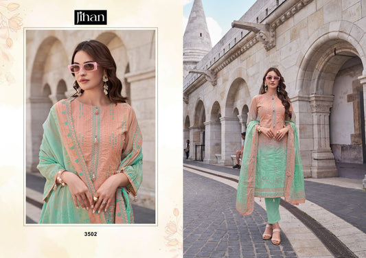 3502 Bin Saeed Vol 13 Jihan Pakistani Salwar Suits