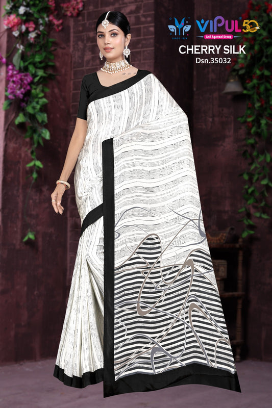 35032 Vipul Crape Sarees