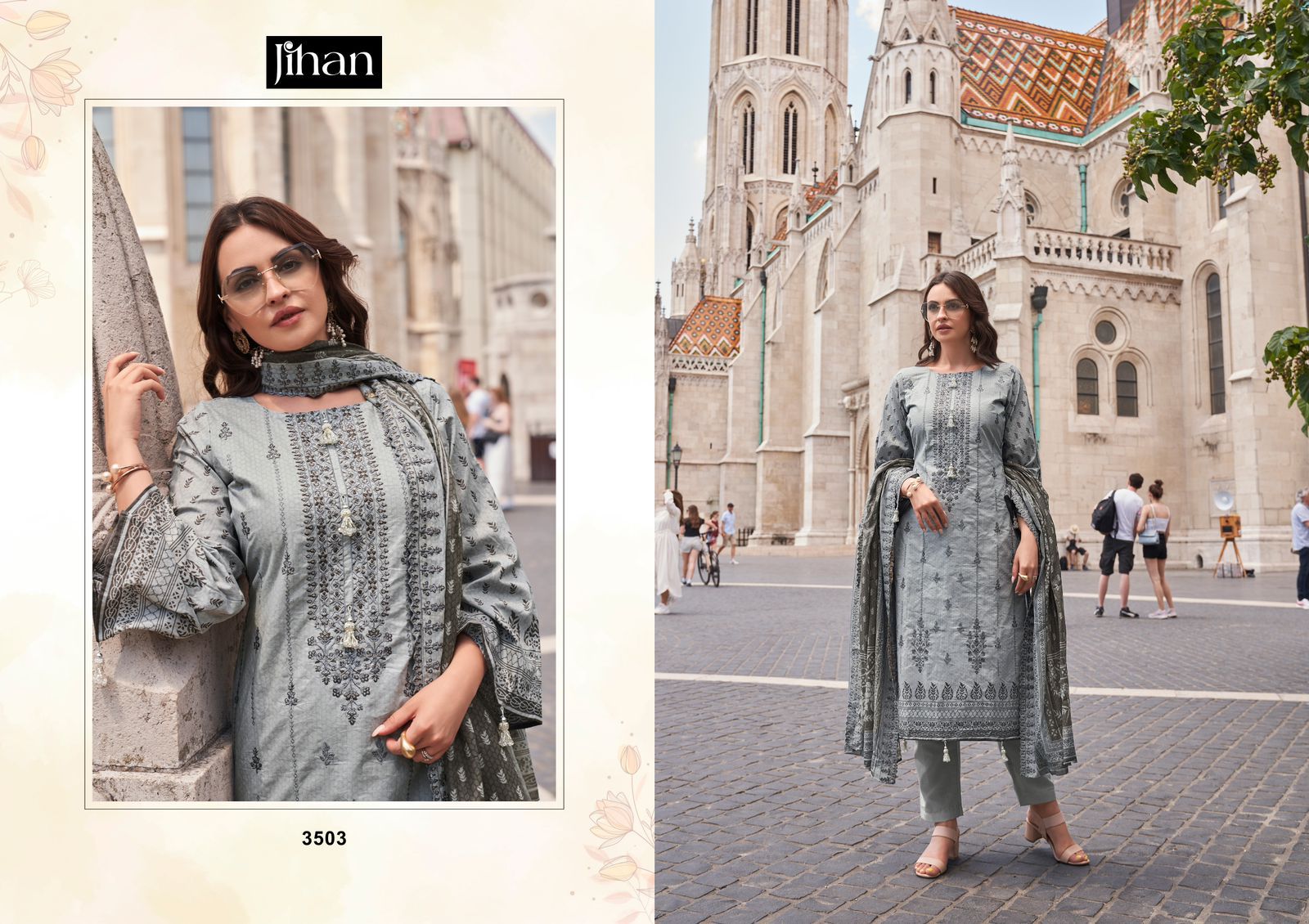 3503 Bin Saeed Vol 13 Jihan Pakistani Salwar Suits