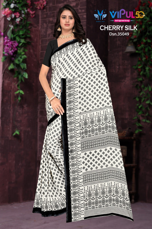 35049 Vipul Crape Sarees