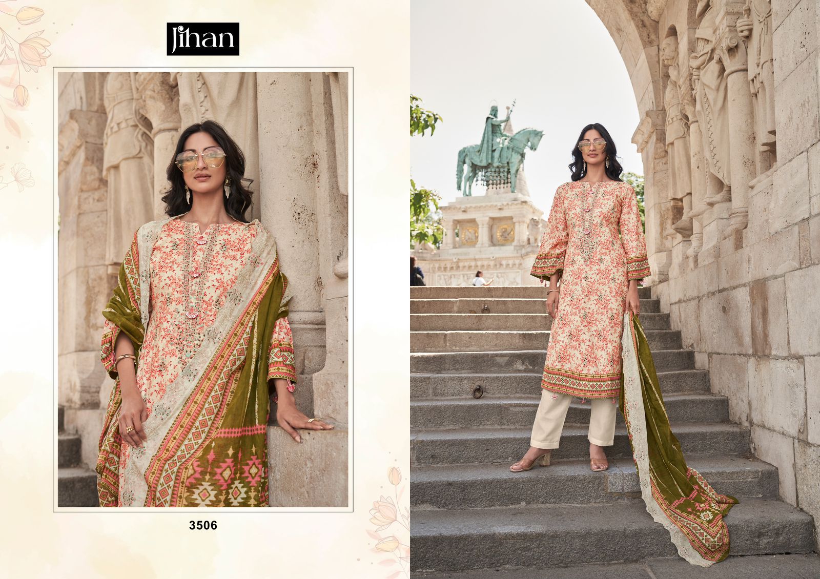 3506 Bin Saeed Vol 13 Jihan Pakistani Salwar Suits