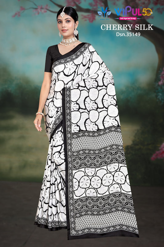 35149 Vipul Crape Sarees