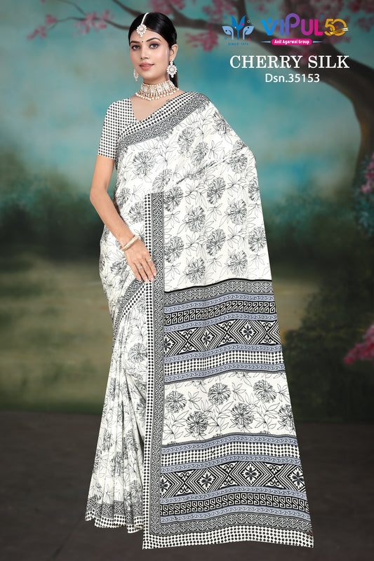 35153 Vipul Crape Sarees