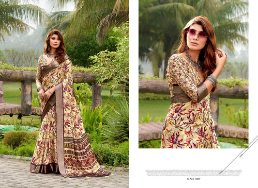 3009 Vaani Mahamani Creation Sarees