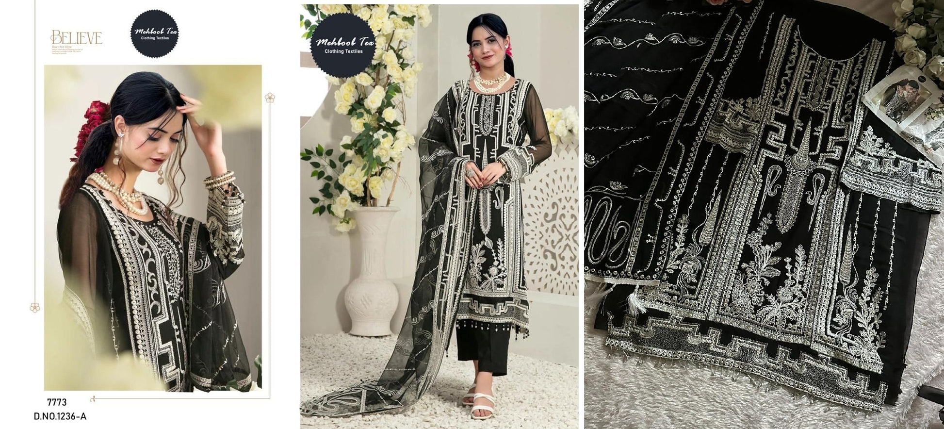 1236A Mehboob Tex Pakistani Salwar Suits
