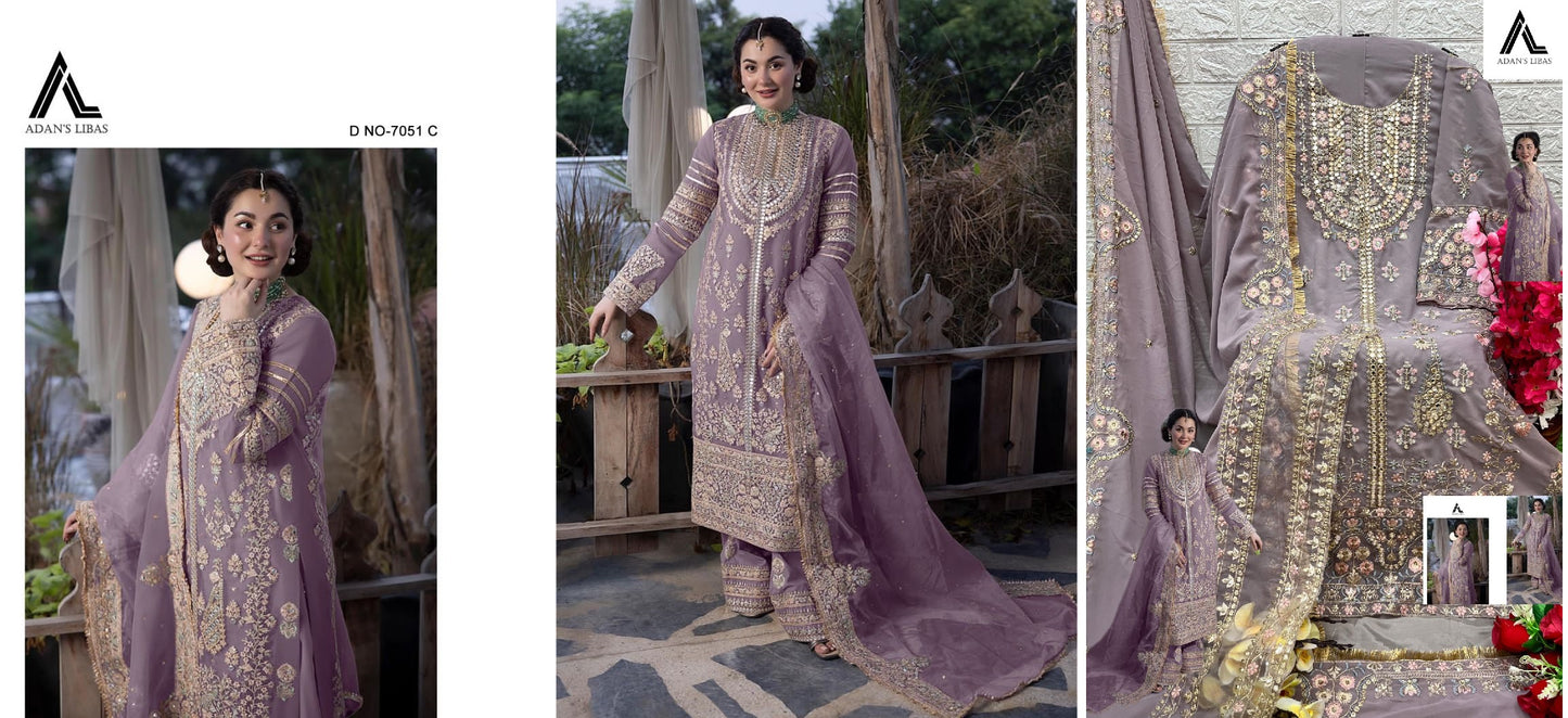 7051C Adans Libas Pakistani Salwar Suits