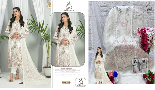 5007B Rungrez Pakistani Salwar Suits