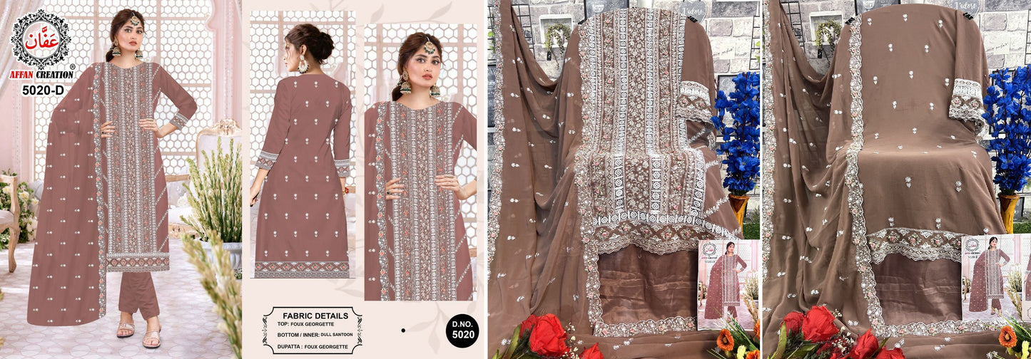 5020D Affan Creation Pakistani Salwar Suits