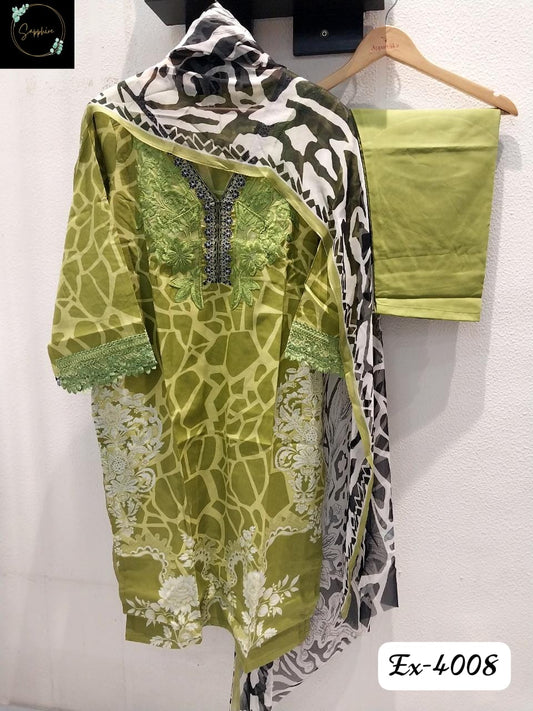 4008 Green Sapphire Pakistani Readymade Suits