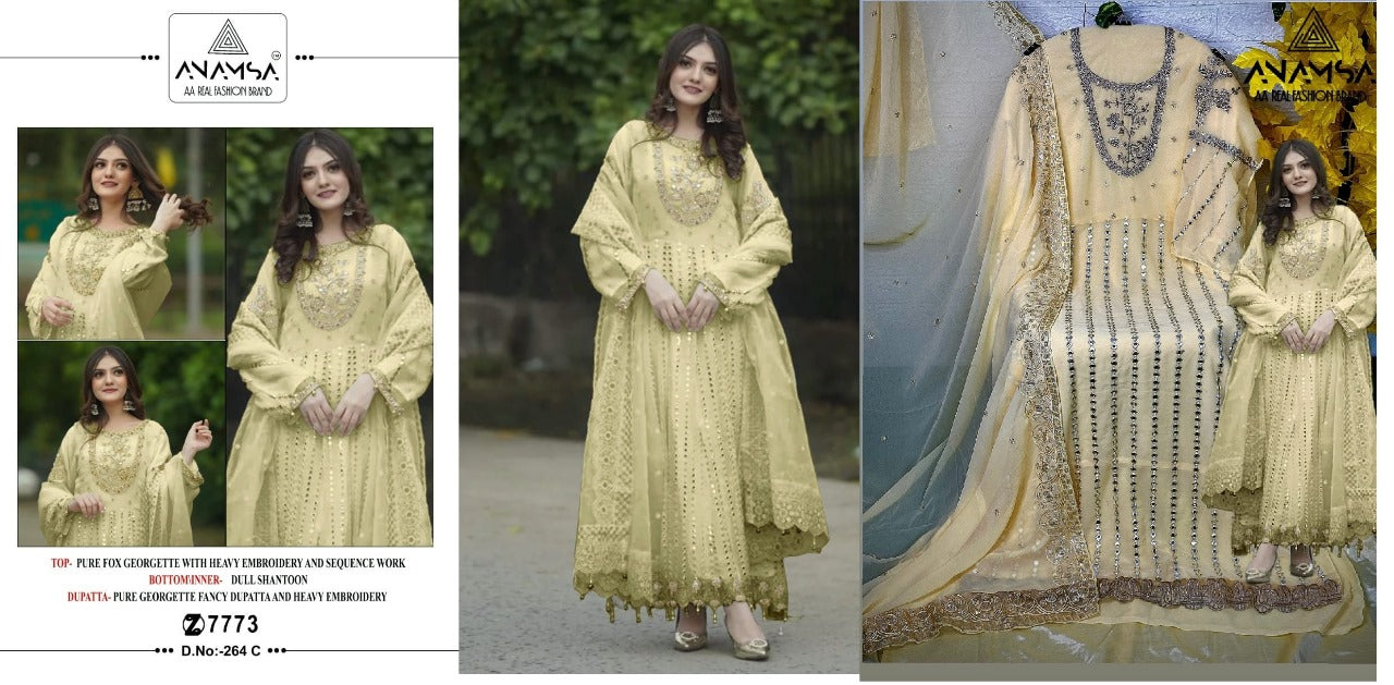 264C Anamsa Pakistani Salwar Suits