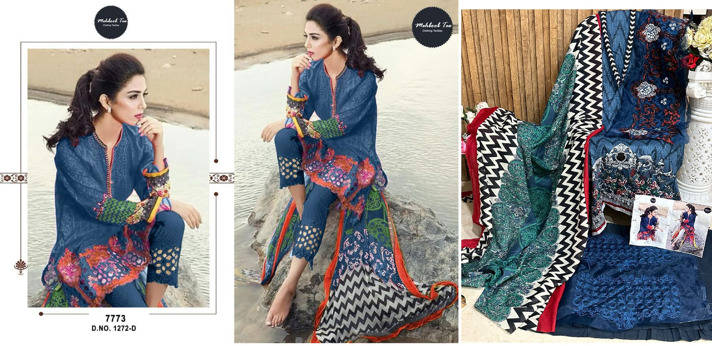 1272D Mehboob Tex Pakistani Salwar Suits