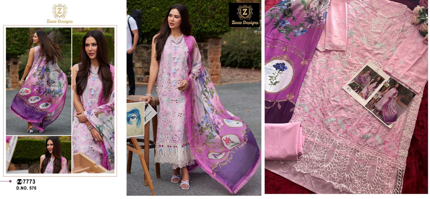 576 Ziaaz Designs Pakistani Salwar Suits