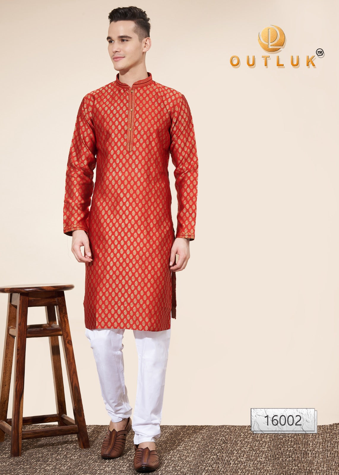 16002 Wedding Collection Vol 16 Outluk Mens Kurta Pyjama