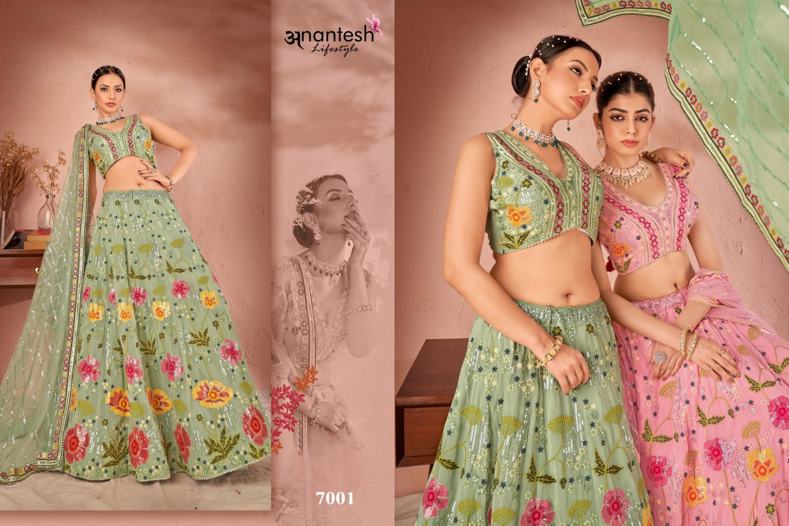 7001 Festivals Vol 1 Anantesh Readymade Lehenga Choli