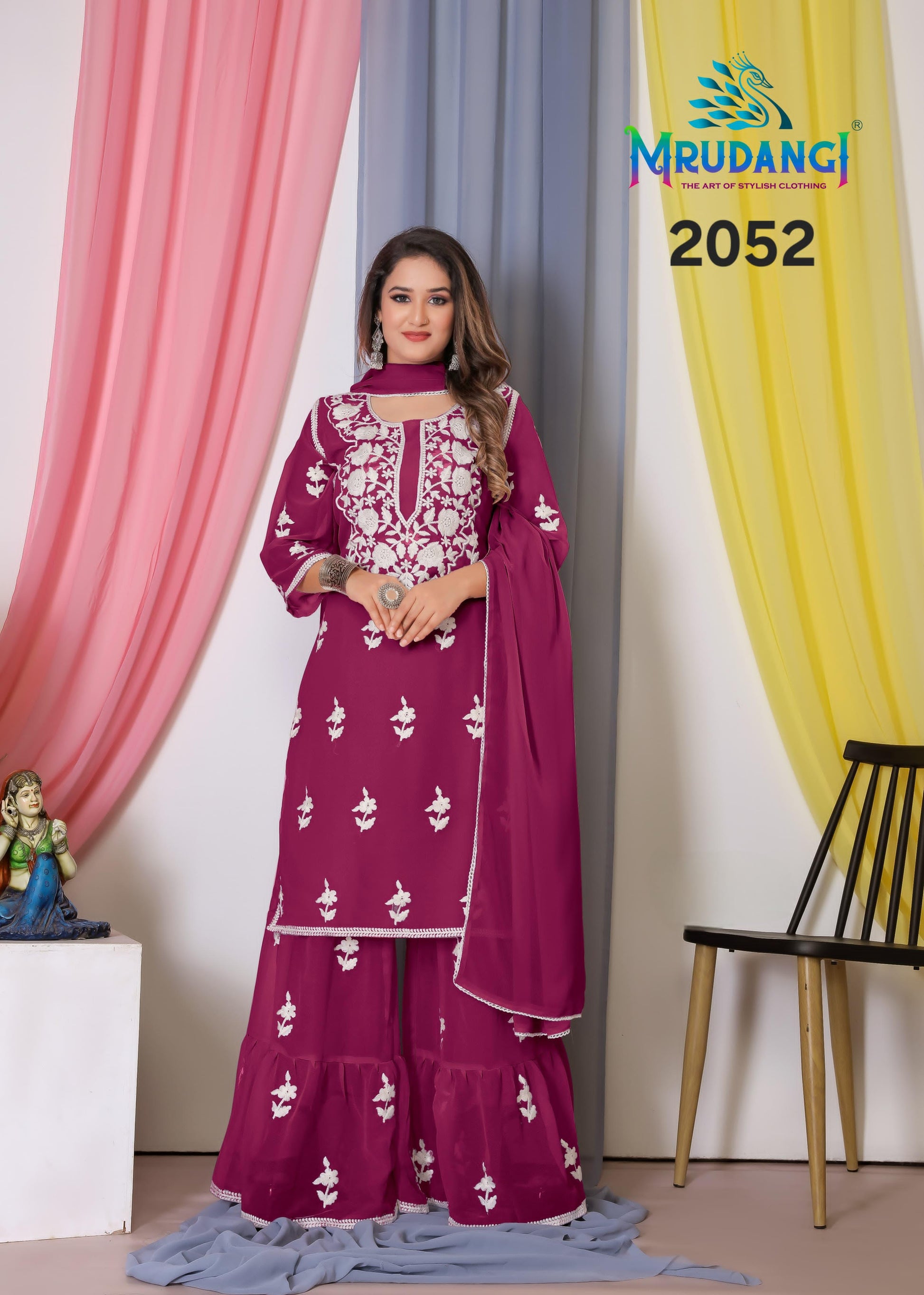 2052 Noor Vol 2 Mrudangi Readymade Suits