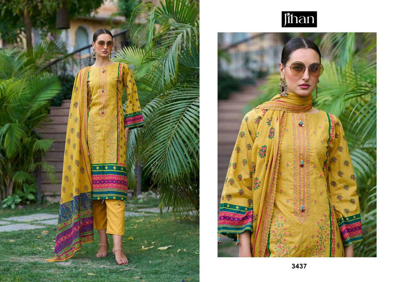 3437 Bin Saaed Vol 12 Jihan Pakistani Salwar Suits