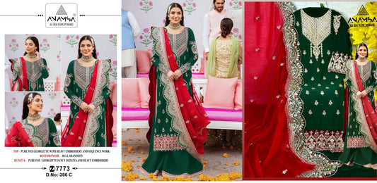 286C Anamsa Pakistani Salwar Suits