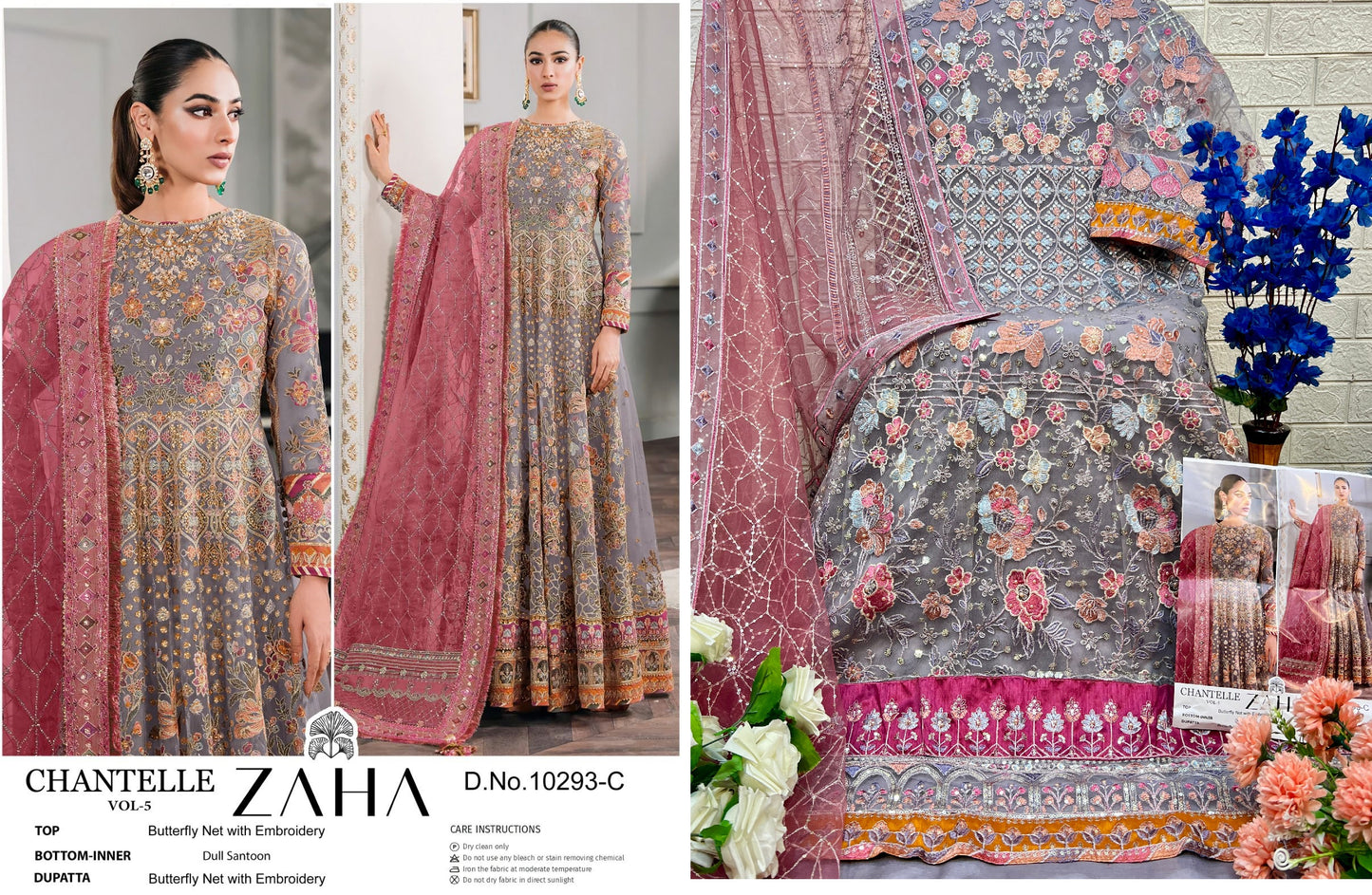 10293C Chantelle Vol 5 Zaha Pakistani Salwar Suits
