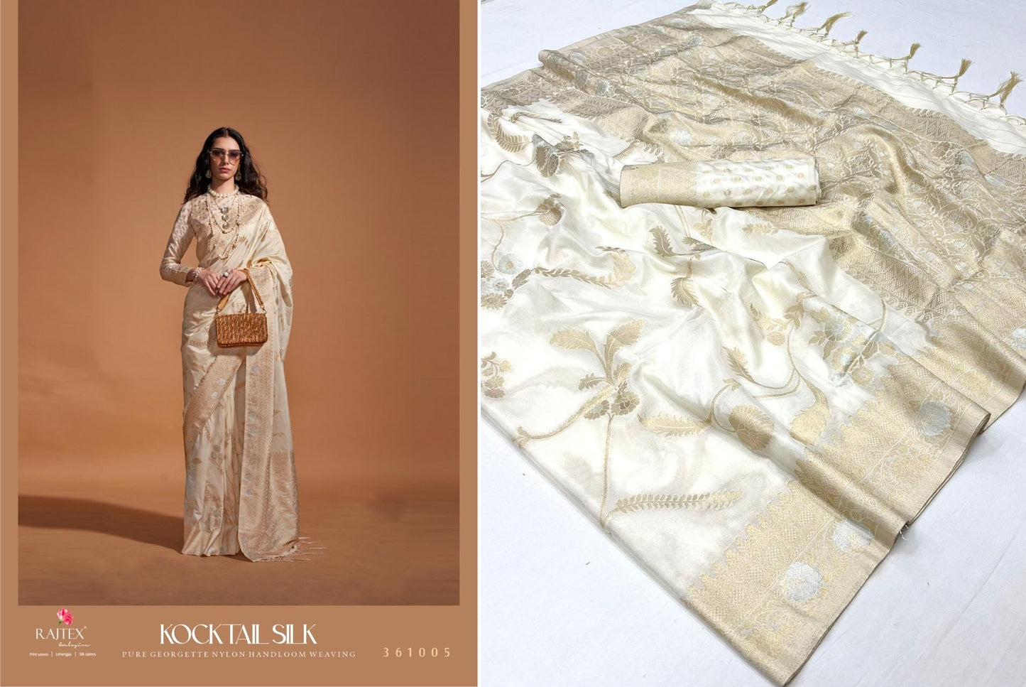 361005 Kocktail Silk Rajtex Sarees