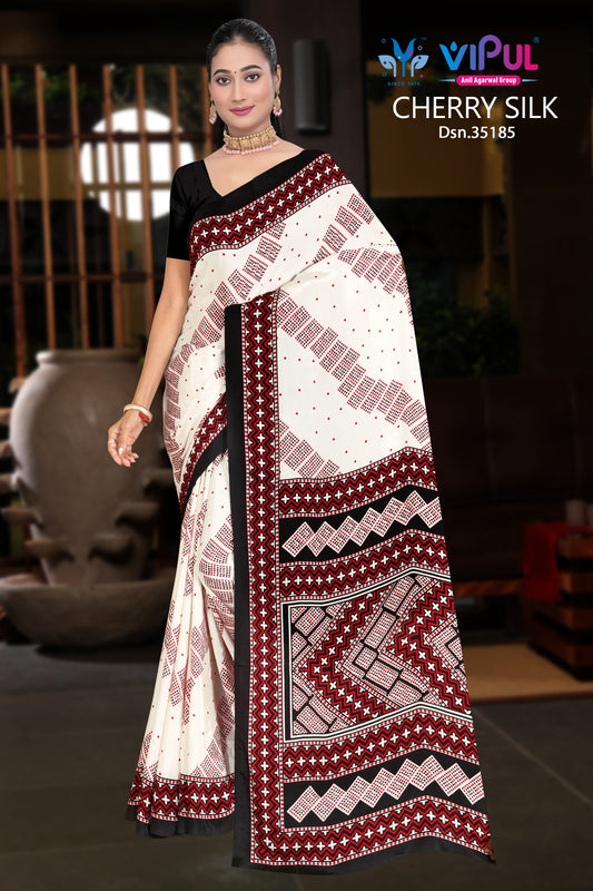 35185 Vipul Crape Sarees