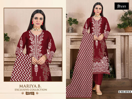 3519A Jihan Embroidery Pakistani Salwar Suits