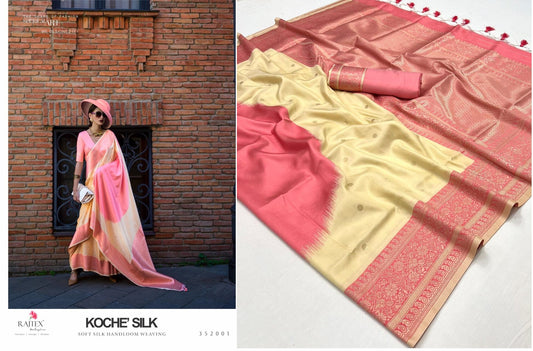 352001 Koche Silk Rajtex Sarees