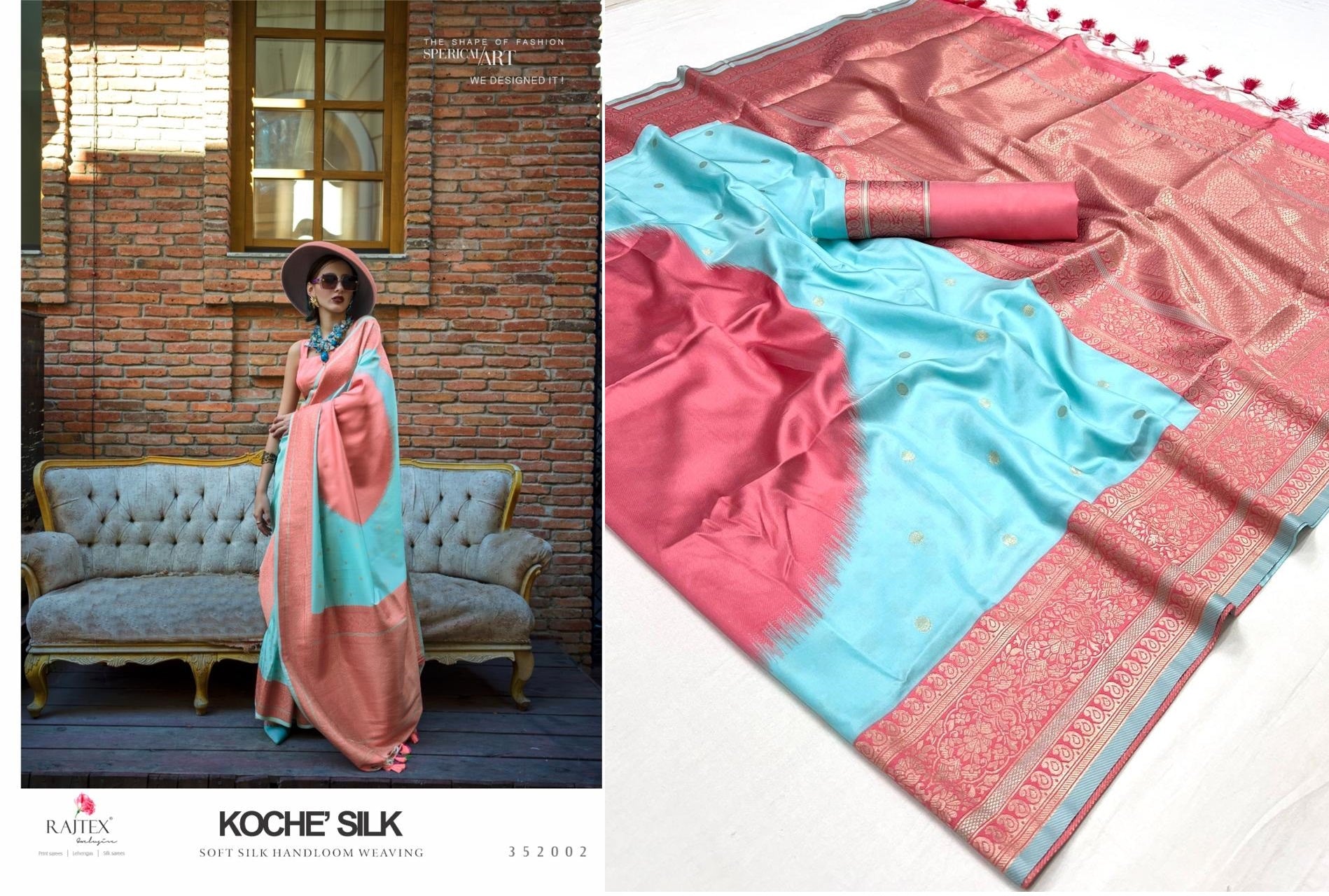 352002 Koche Silk Rajtex Sarees