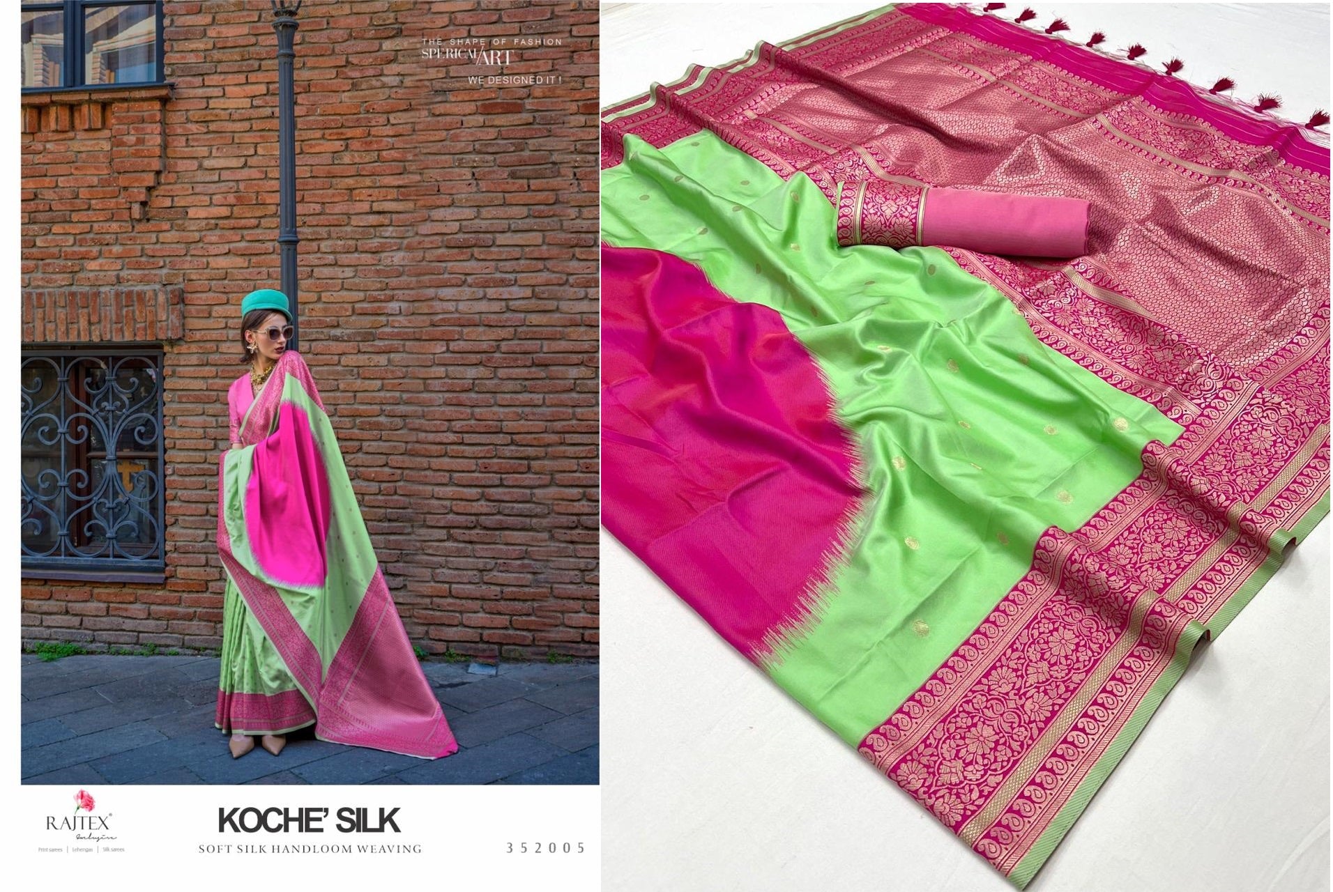 352005 Koche Silk Rajtex Sarees