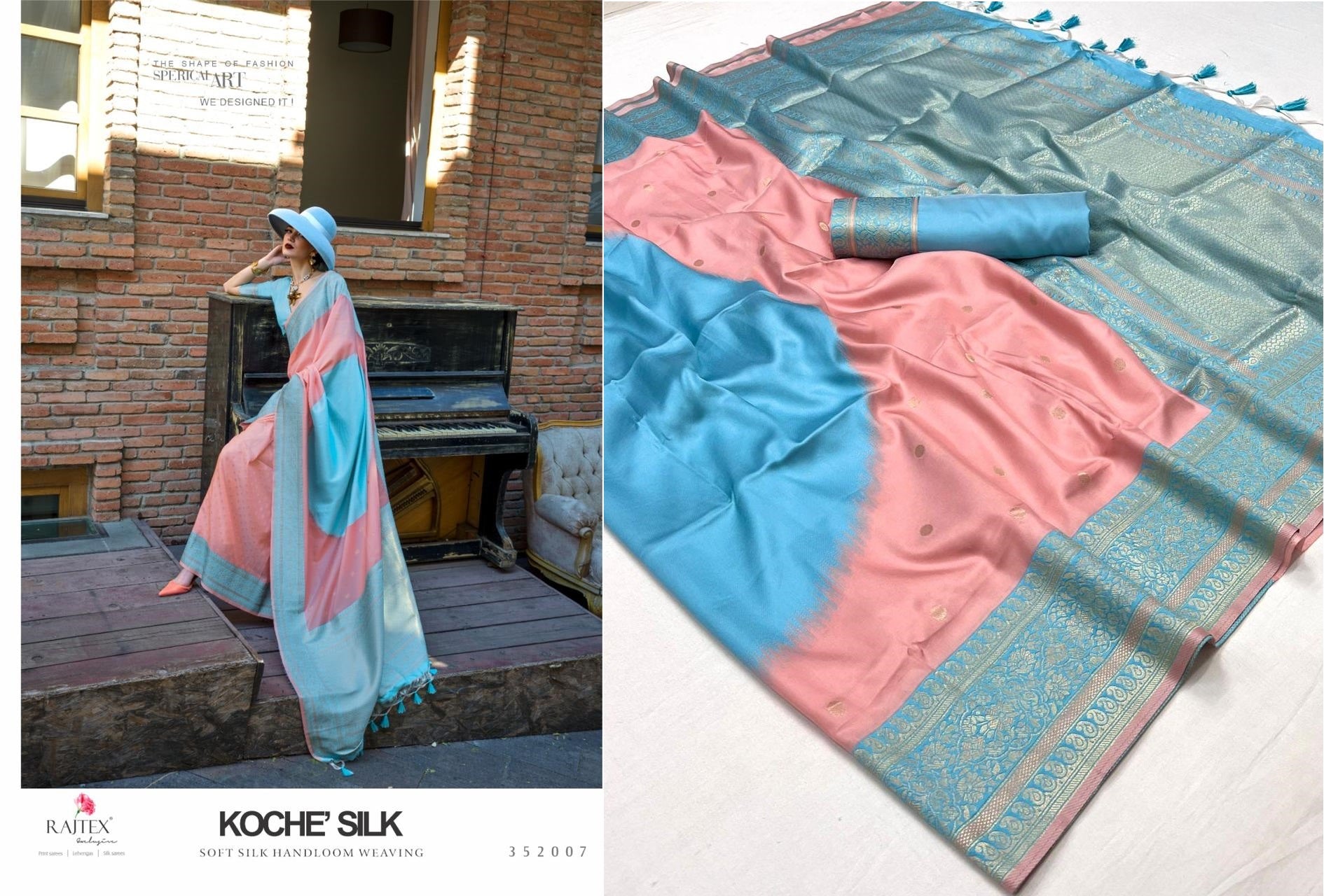 352007 Koche Silk Rajtex Sarees