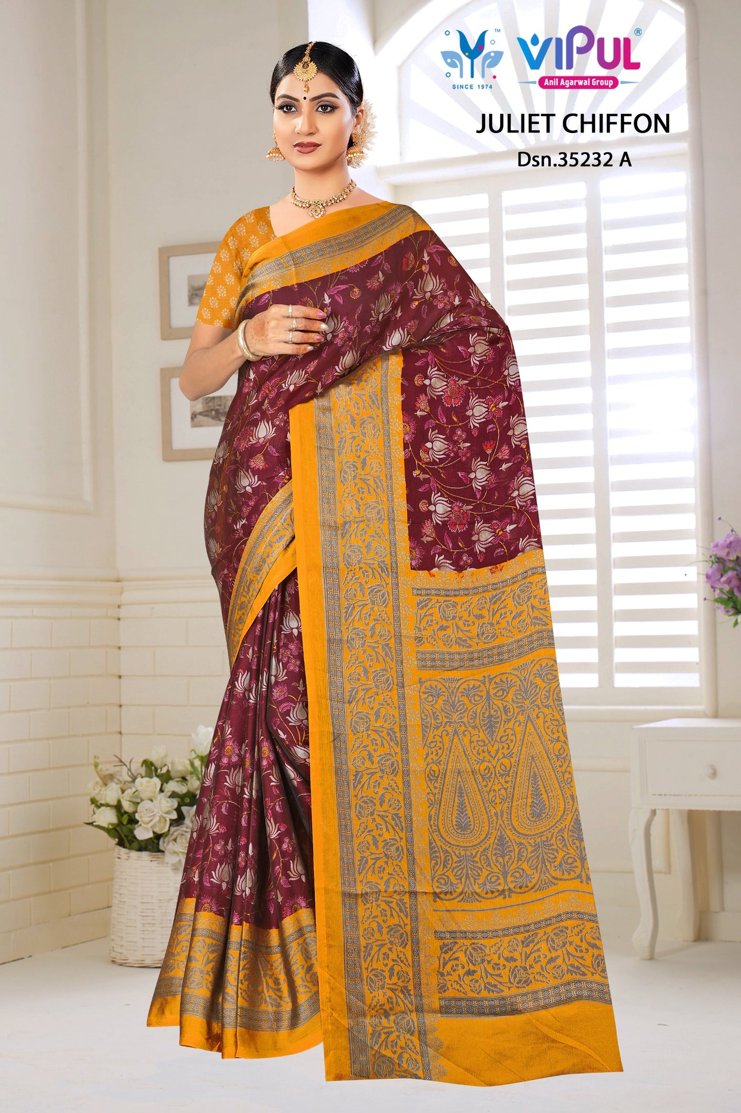35232-A Juliet Vipul Chiffon Sarees