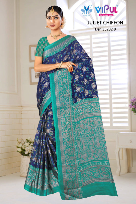 35232-B Juliet Vipul Chiffon Sarees