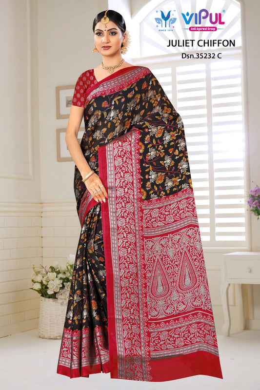 35232-C Juliet Vipul Chiffon Sarees